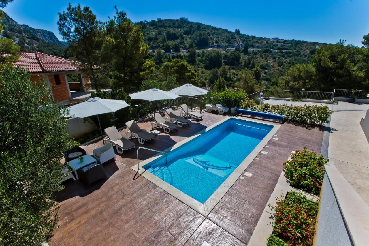 Island Hvar Seaside Villa Levanda With Beach, Pool & Seaview Hvar Town Bagian luar foto