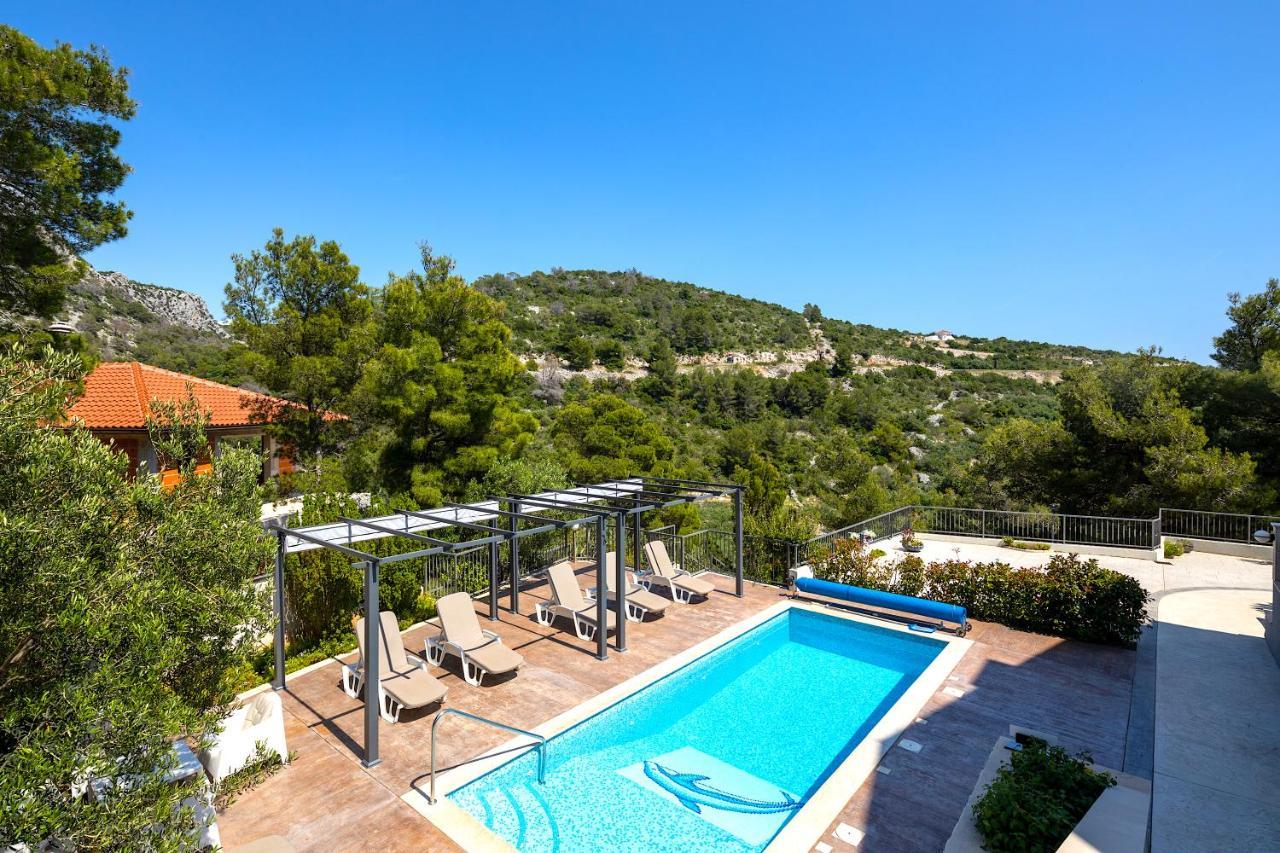 Island Hvar Seaside Villa Levanda With Beach, Pool & Seaview Hvar Town Bagian luar foto